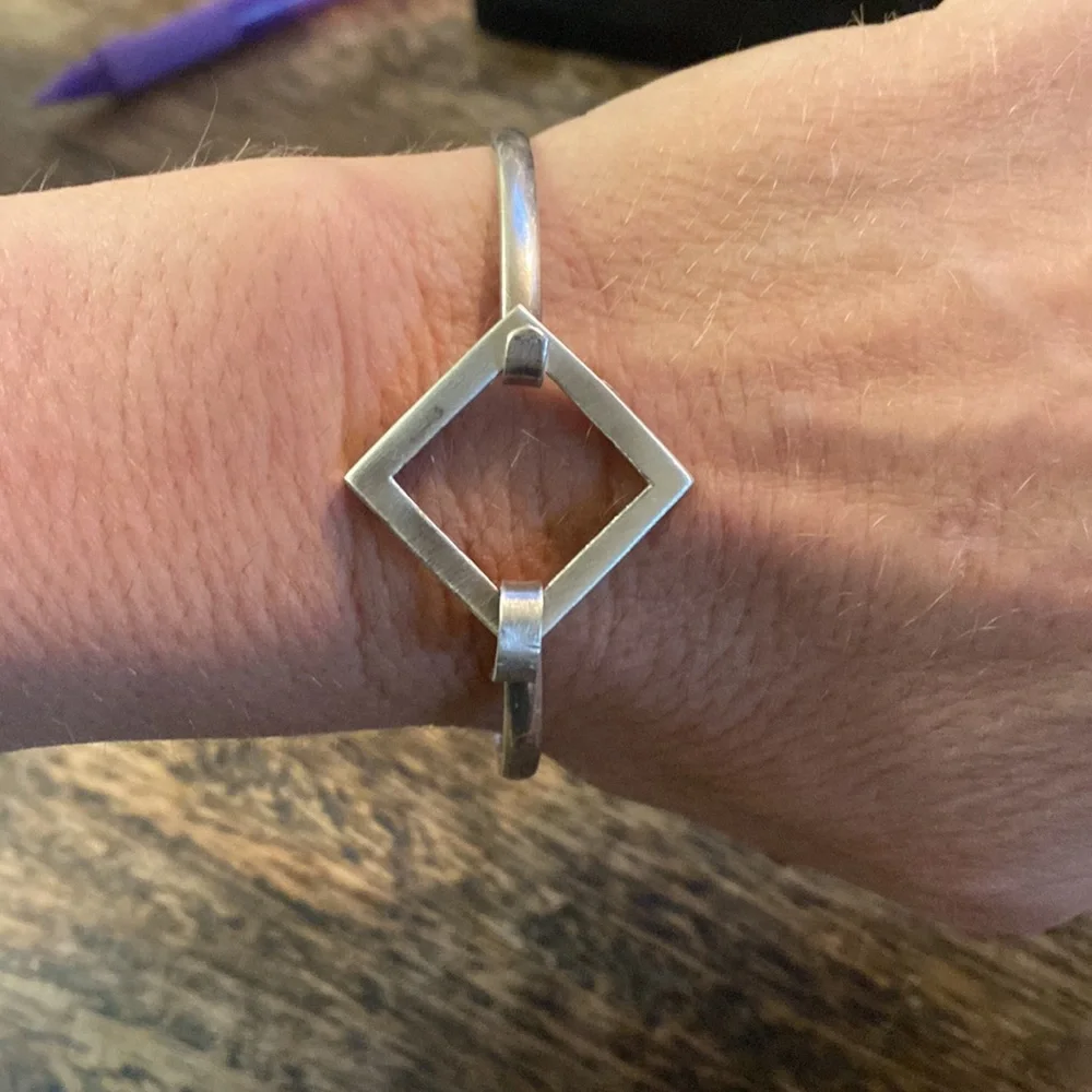 *sold* Solid sterling silver bracelet - Picture 4 of 7